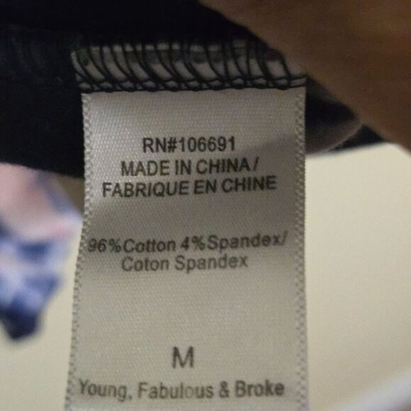 Young Fabulous & Broke Shaka Tie Dye Cozy Top Size M - Picture 8 of 8